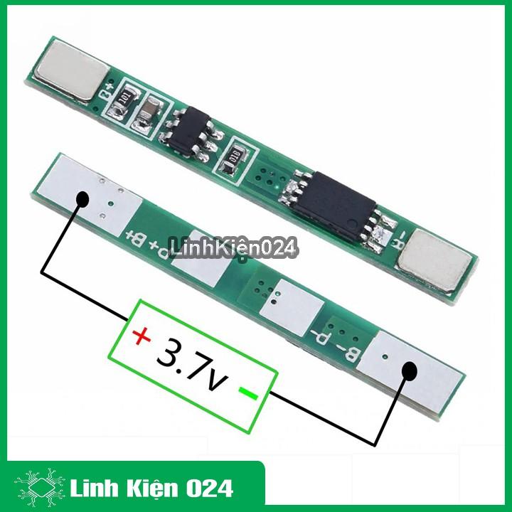 Module Bảo Vệ Quá Dòng Quá Áp Pin 18650 3.7V 3A 1Cell