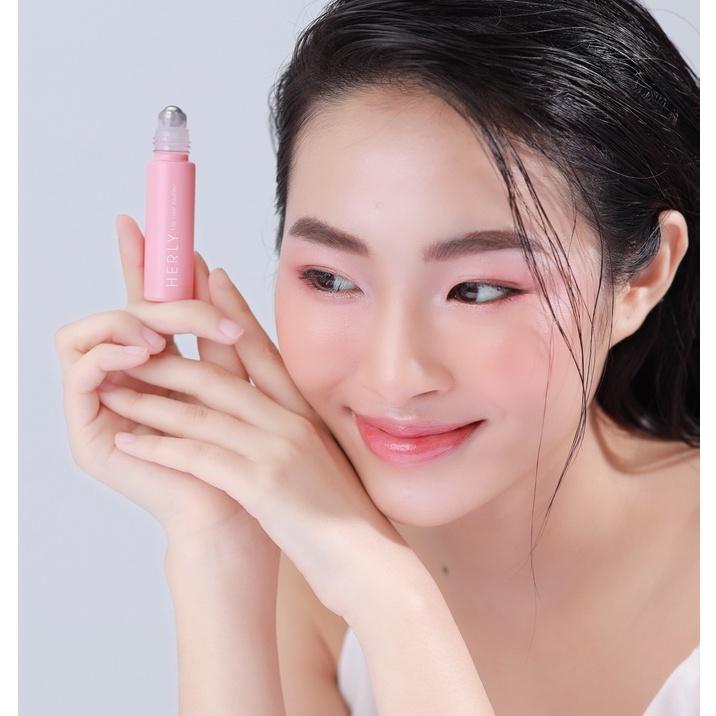 Thanh lăn làm hồng môi HERLY Lip Oil từ dầu dưỡng tự nhiên tái tạo sắc tố 10ml