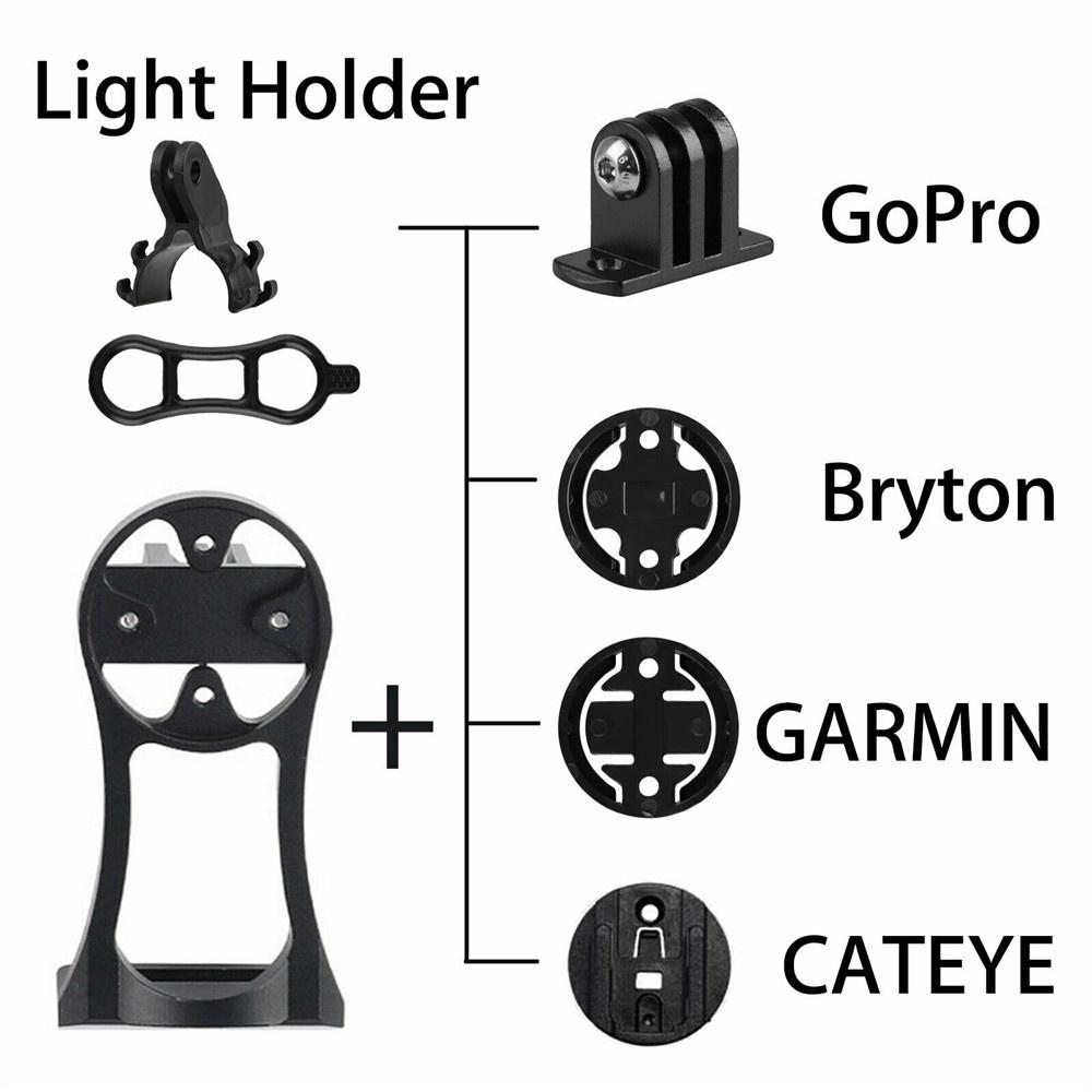 GARMIN Giá Đỡ Đèn Pha Xe Đạp Địa Hình/ Xe Đạp Địa Hình/ Xe Đạp Có Bản Lề/ Mắt Mèo/ Đèn Pha/ xoss/ Tomin/ BRYTON/Igsort/Xosdence Vortex HeartRate