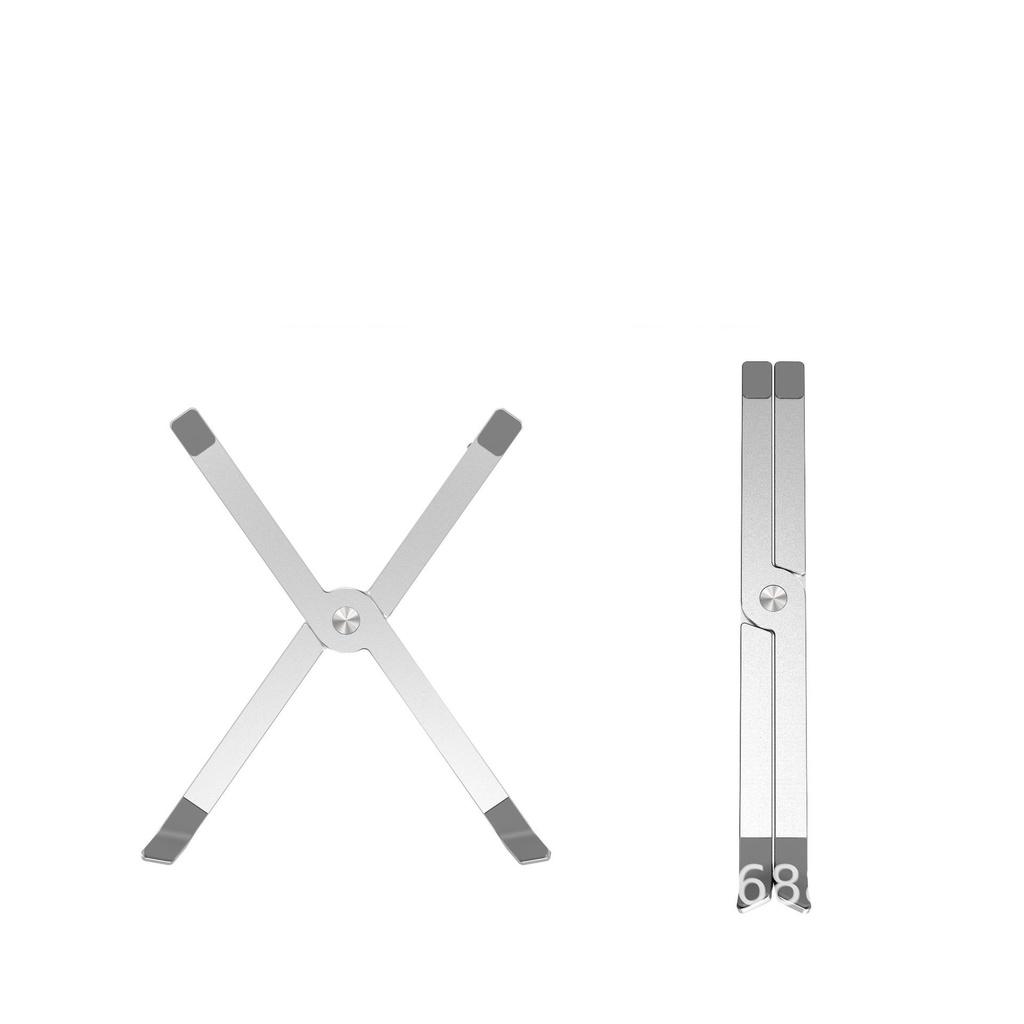 Giá đỡ Laptop kiêm tản nhiệt dành cho Macbook hợp kim nhôm chắc chắn dạng chữ X gấp gọn.
