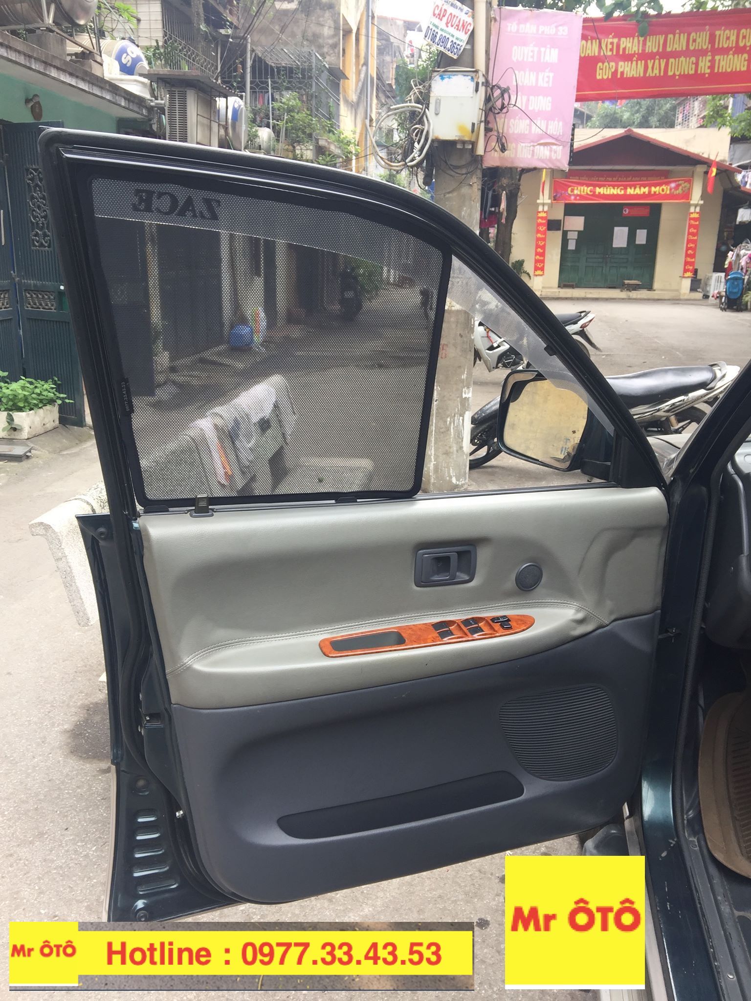 Rèm Che nắng xe Toyota TOYOTA ZACE loại 1 có hút nam châm, Vải dày dặn, chống nắng tuyệt đối