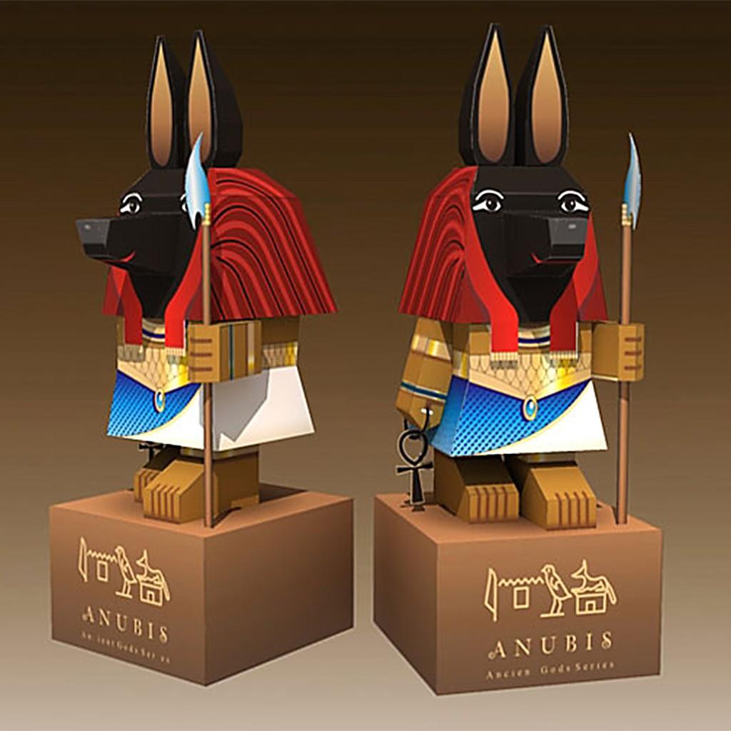 Mô hình giấy đồ chơi Anubis - Ancient Egyptian God