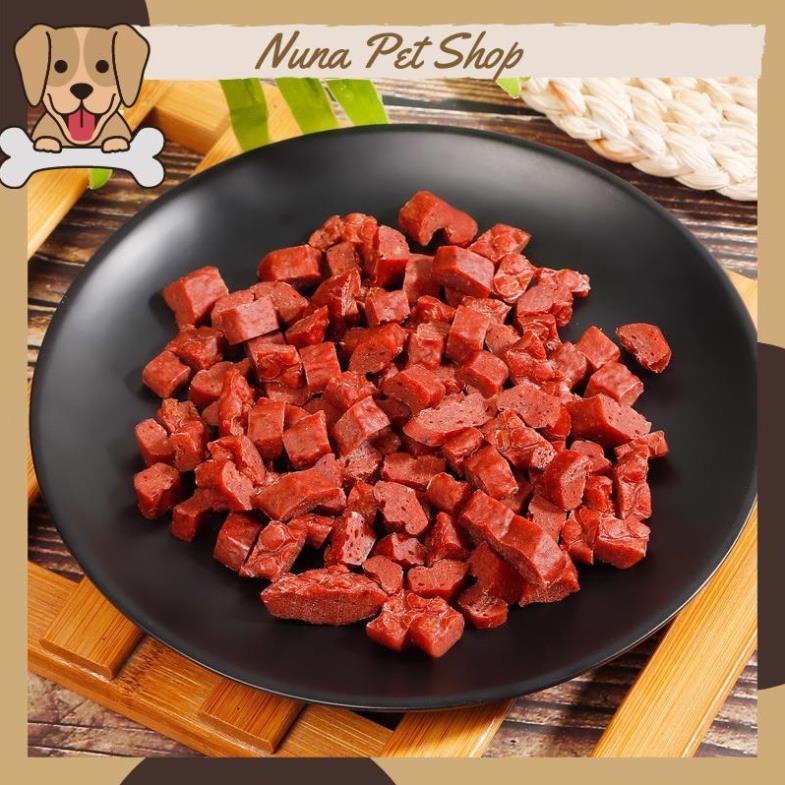 Snack thịt bò viên Taotaopet cho chó cưng (Gói 100g)