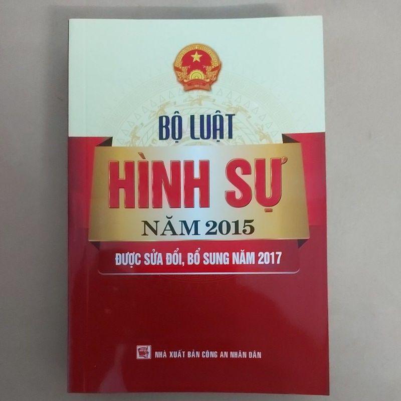 Sách - Bộ luật Hình sự năm 2015 sửa đổi, bổ sung 2017 (CA)