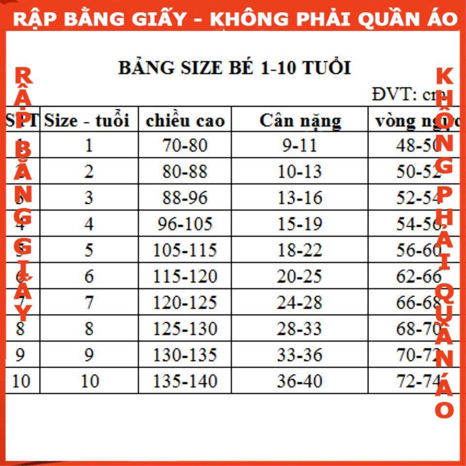 Rập giấy đầm bé R465 - bản vẽ