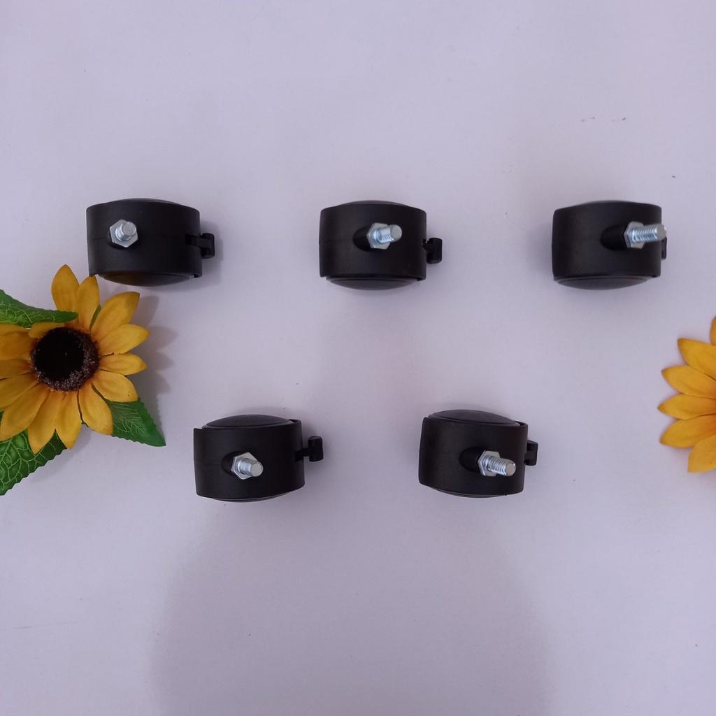 Bánh xe đẩy có khoá chạy êm, bền chắc - Bước zen 8mm x 1.25 đường kính 50mm bảo hành 2 năm - 1 đổi 1 trong 7 ngay