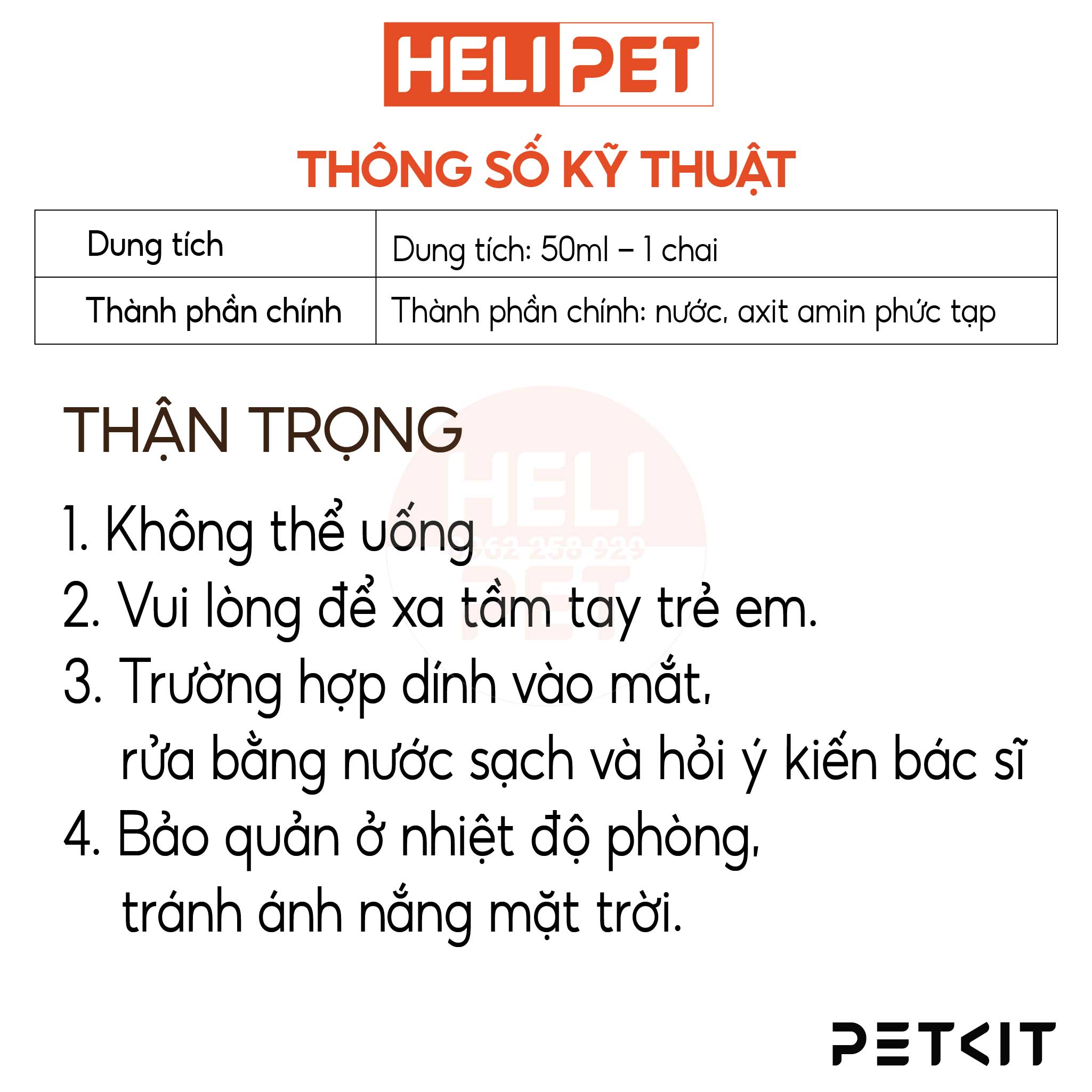 COMBO 2 Chai Dung Dịch Khử Mùi Dùng Cho Máy Vệ Sinh Cho Mèo Petkit Pura Max- HeliPet
