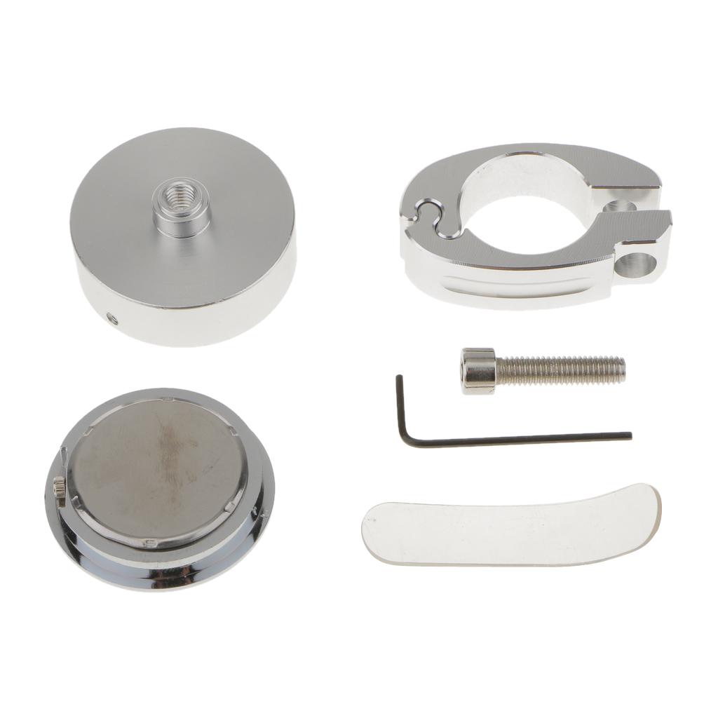 Waterproof Motorcycle Clock Chrome Bicycle Handlebar Mount Instrument for Honda