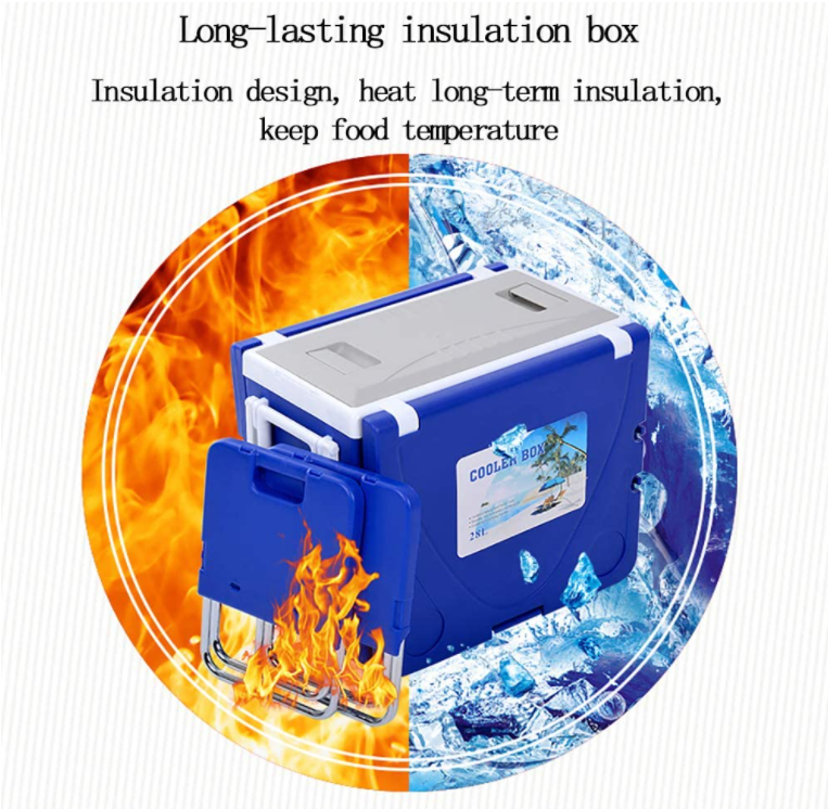 Thùng giữ lạnh dã ngoại đa năng Outdoor Insulation Cooler (Blue)