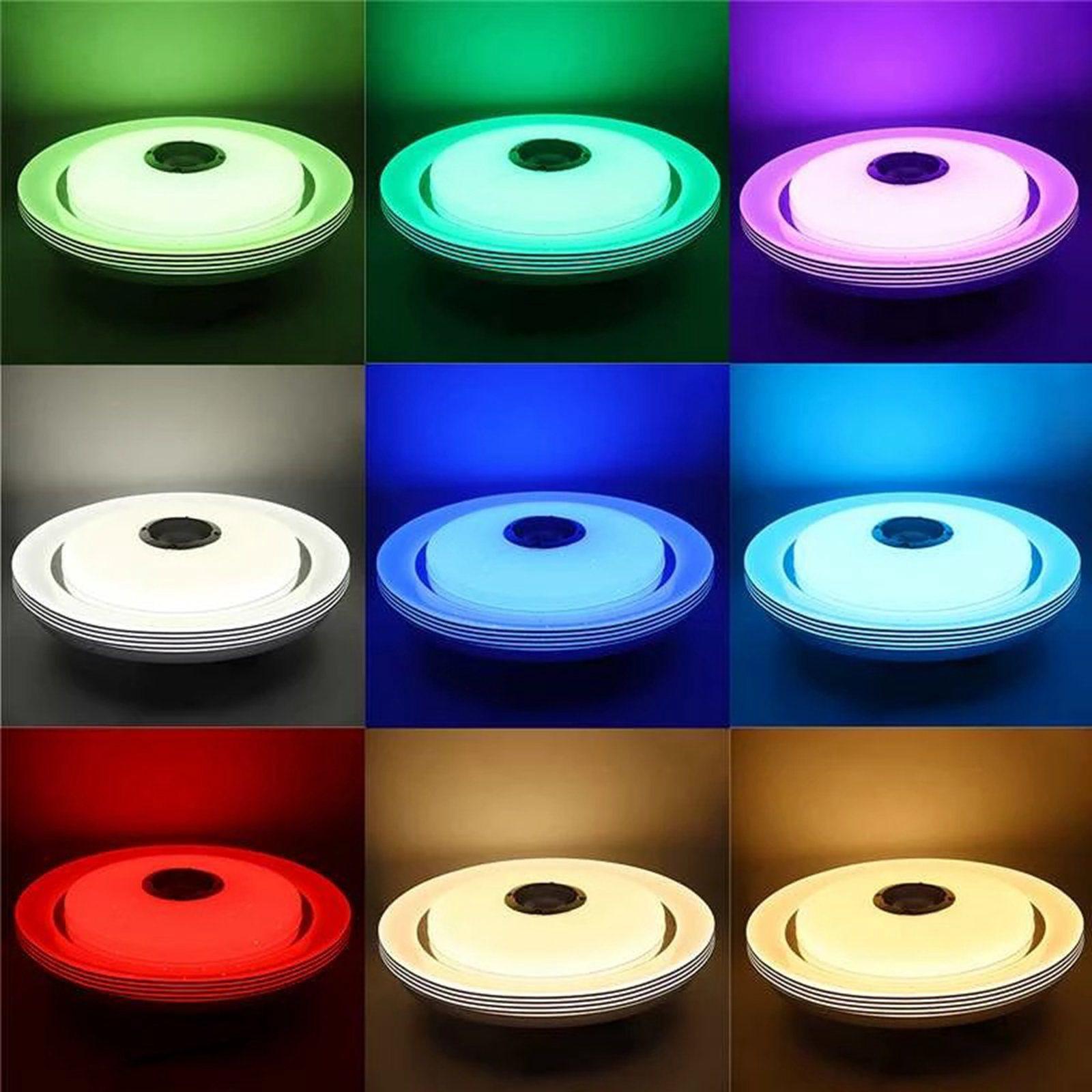LED Music Ceiling Light RGB Color Changing for Kitchen
