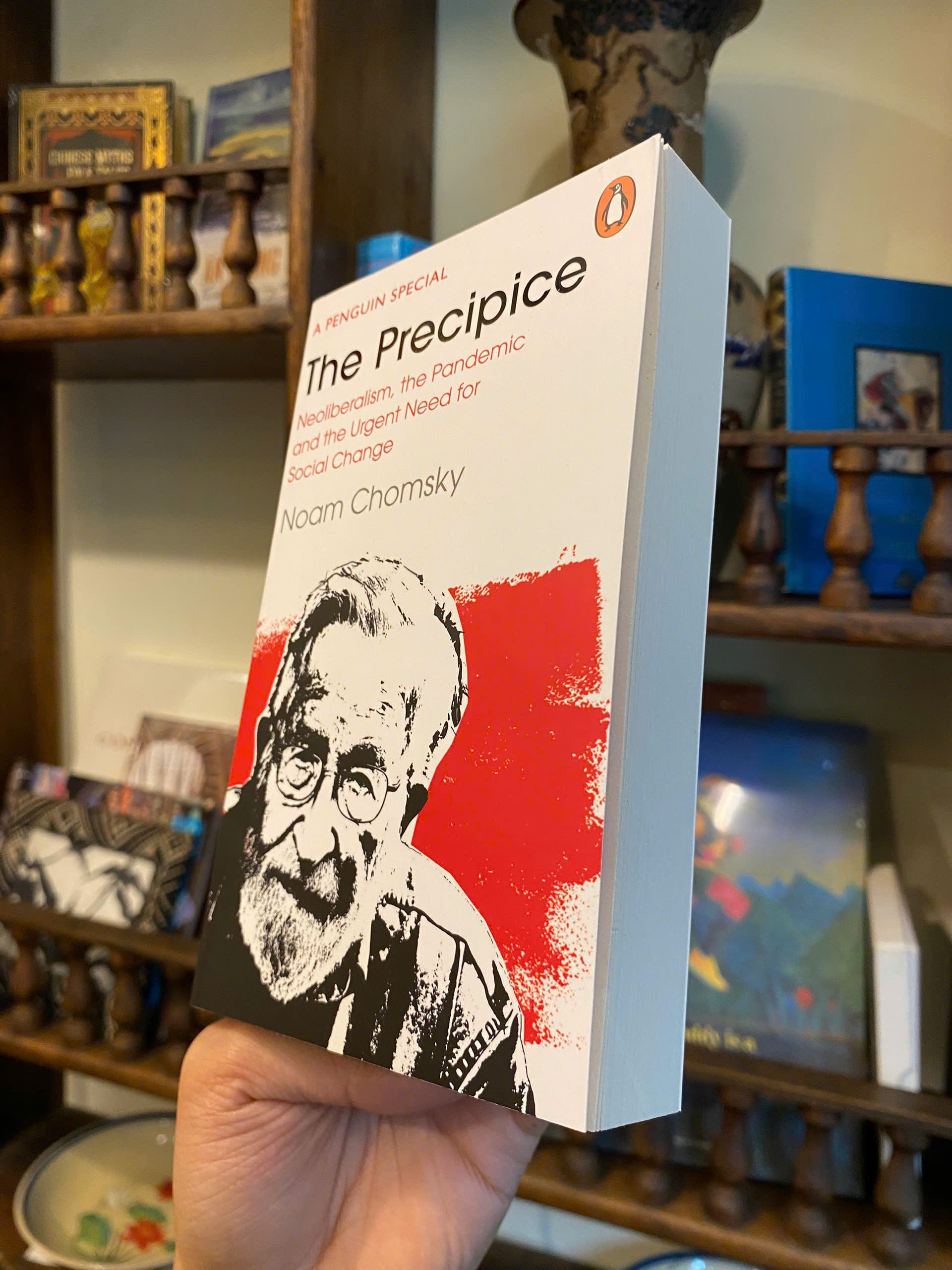 Sách - The Precipice: Neoliberalism, the Pandemic, &amp; Urgent Need for Radical Change by Noam Chomsky
