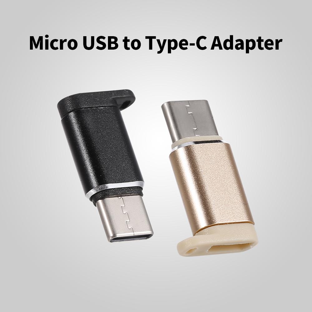 USB 3.1 Type-C Adapter Micro USB Female to Type-C Male OTG Adapter Converter Plug and Play OTG Connector Gold