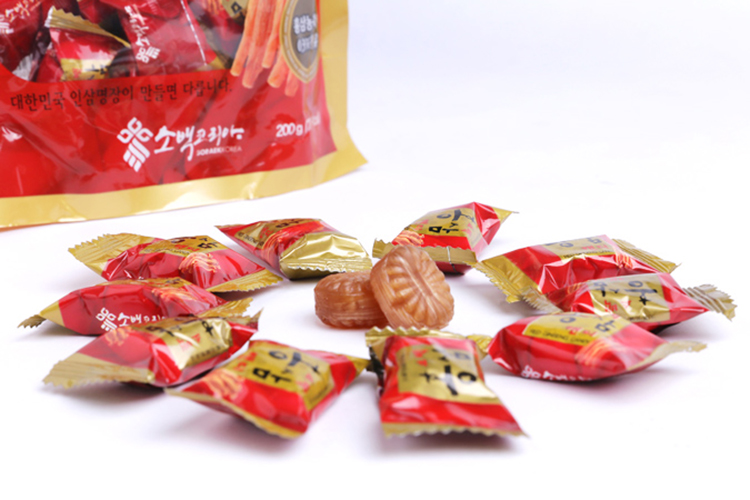 Kẹo Hồng Sâm Sobaek Candy Ginseng TP0013 (200g)