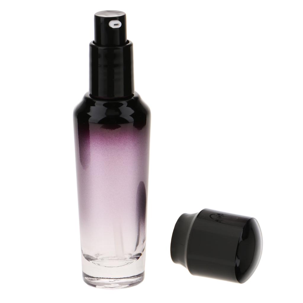 Du Lịch Trống Kính Bơm Xịt Trang Điểm Loại Kem Dưỡng Gel Serum Hộp Đựng 35 Ml