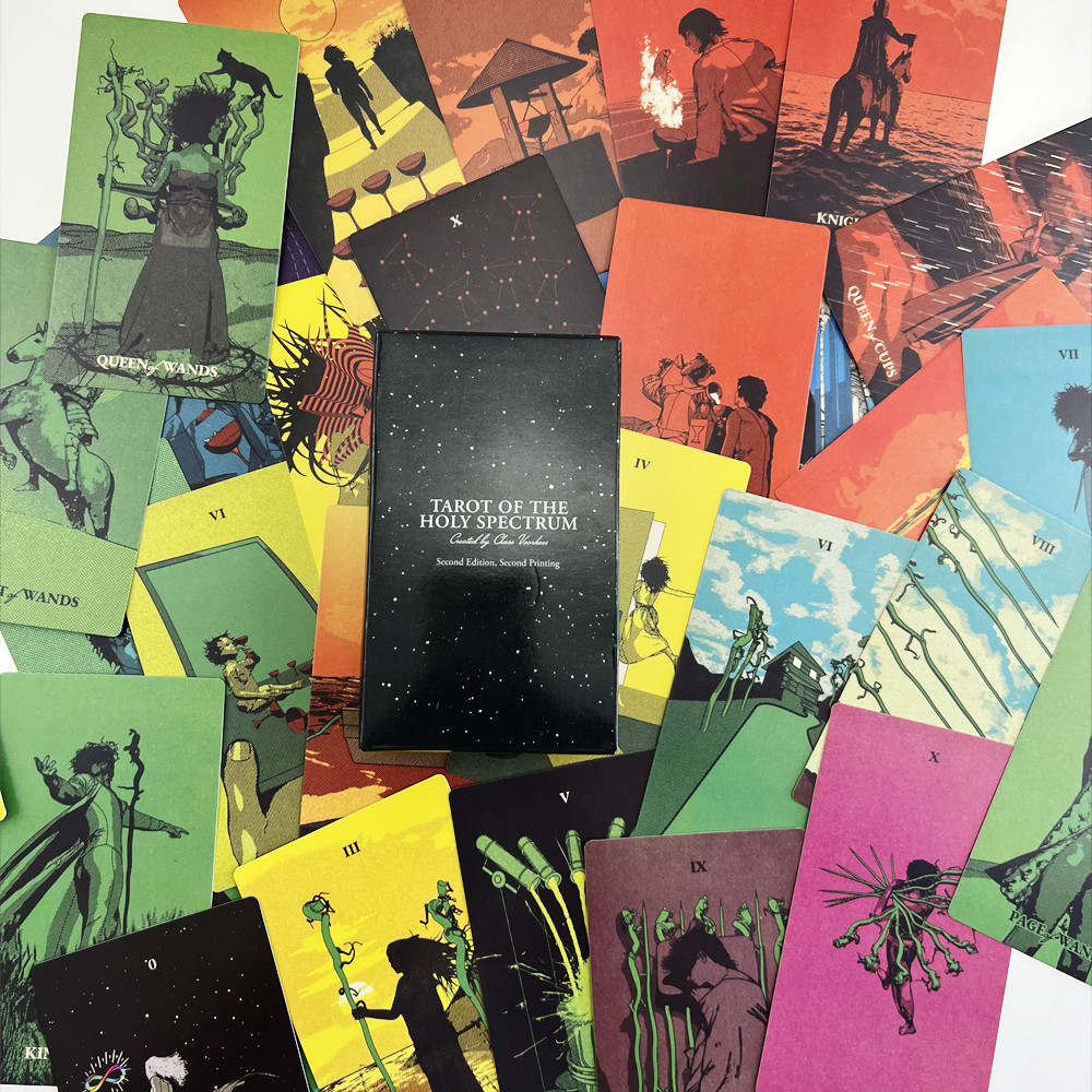 Bộ Bài Tarot of the Holy Spectrum 78 Lá Bài 7x12 Cm Tặng Đá Thanh Tẩy