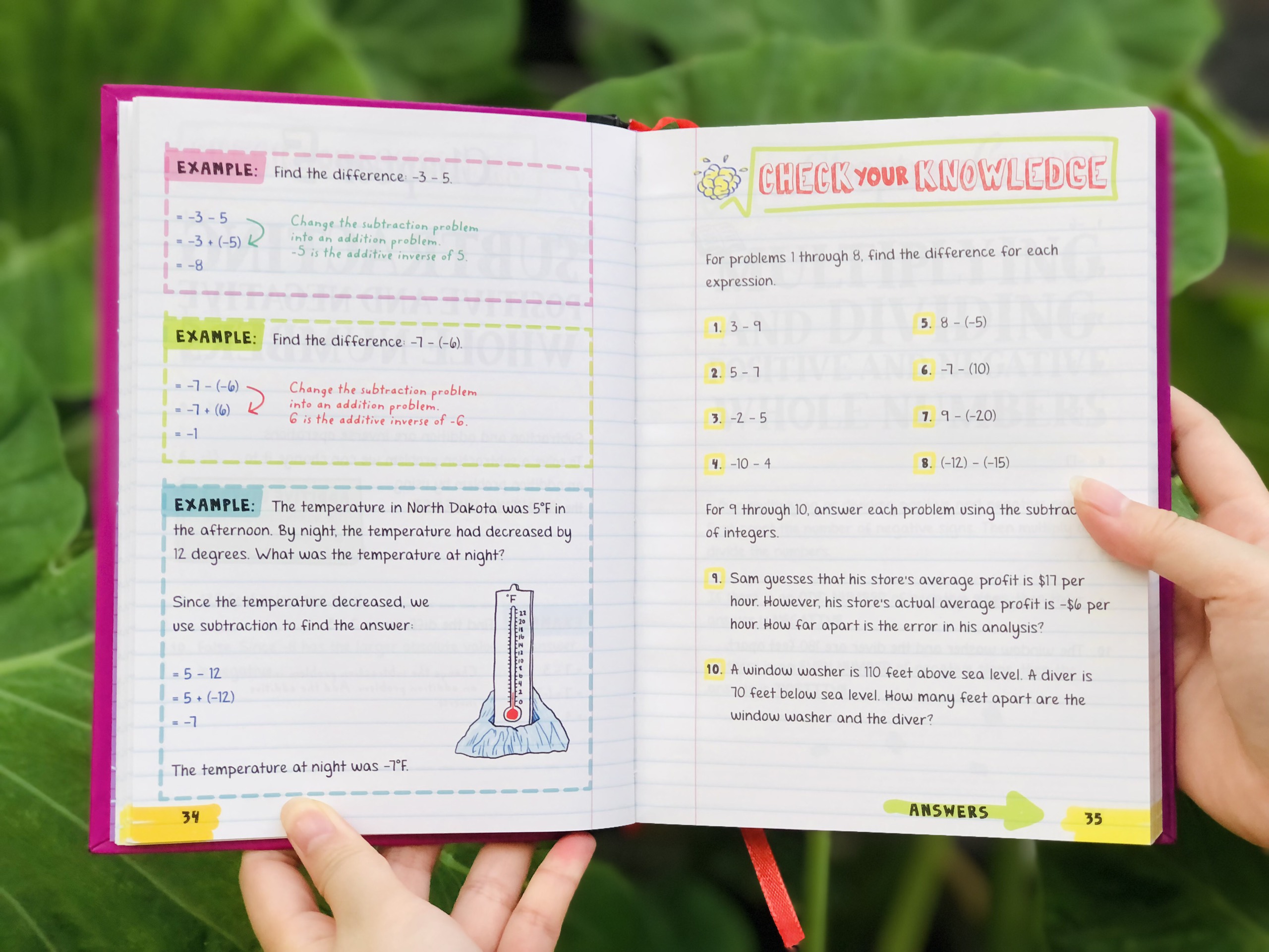 Sách Everything You Need To Ace Pre-algebra & Algebra Big Fat Notebooks - Tổng Hợp Kiến Thức Toán Học Đại Số Cho Học Sinh Lớp 8 Đến Lớp 12 - Á Châu Books, Bìa Cứng, In Màu