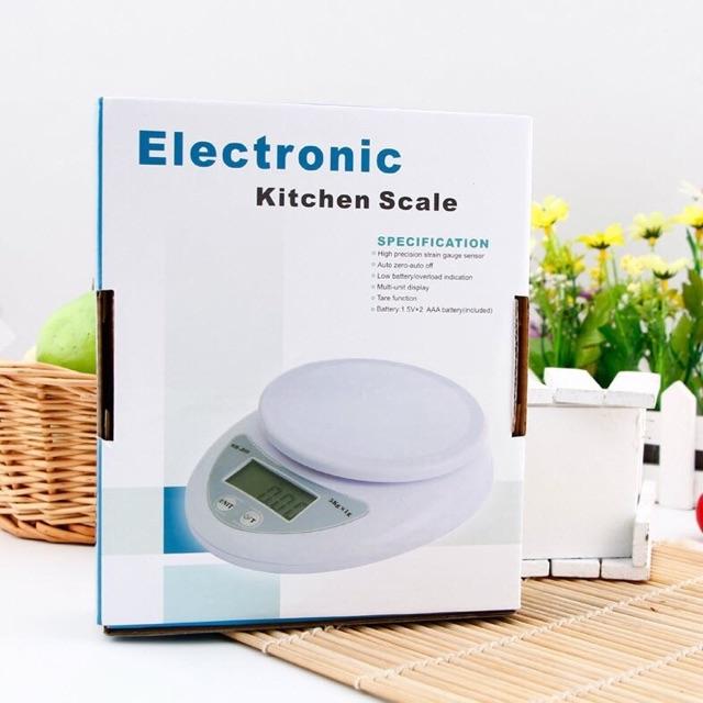 Cân điện tử 5kg cân nhà bếp
