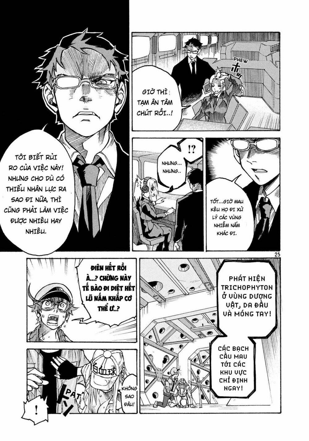 biệt đội tế bào black - hataraku saibou black chapter 6 25