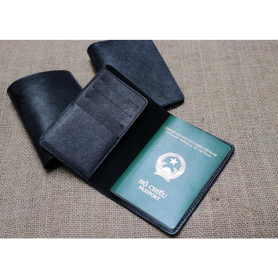 Ví Da Đựng Passport Hộ Chiếu Da Bò Thật Thương Hiệu GIPSY