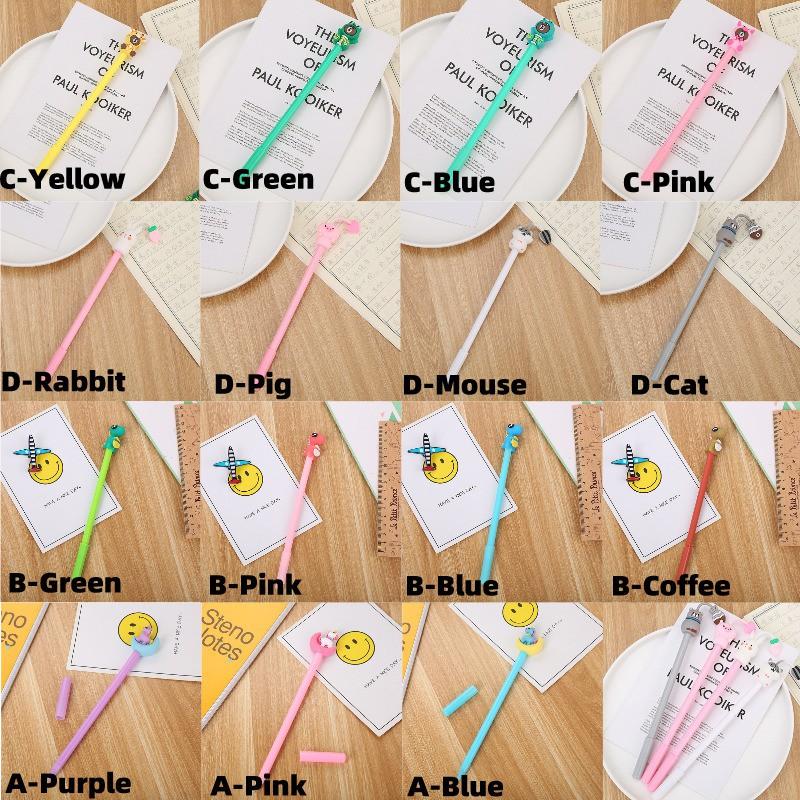 Bút Mực Gel Ngòi 0.5mm Kiểu Dáng Hoạt Hình Đáng Yêu Xinh Xắn
