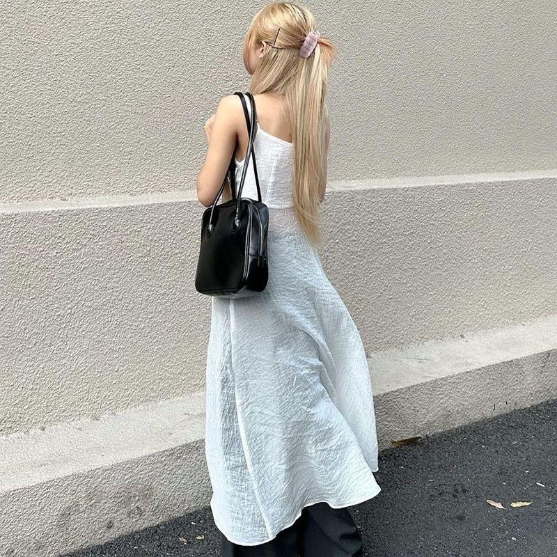 Áo 2 dây dáng dài xẻ tà vạt tôm cách điệu phối đồ cực chất, Áo rose top thiết kế 2 màu cá tính thời trang năng động