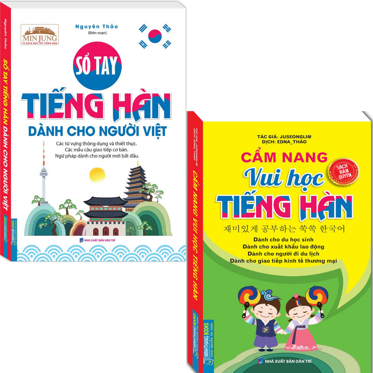 Combo 2 Quyển Cẩm Nang Vui Học Tiếng Hàn + Sổ Tay Tiếng Hàn Dành Cho Người Việt