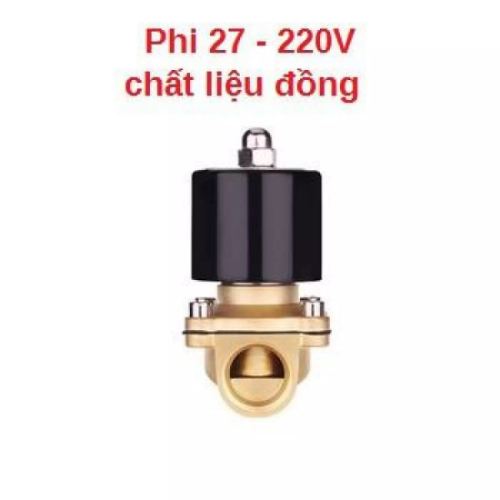 Van điện từ phi 21-27 và phi 34 thường đóng 220V, van thoát nước, van nước điều khiển bằng điện. van tự động