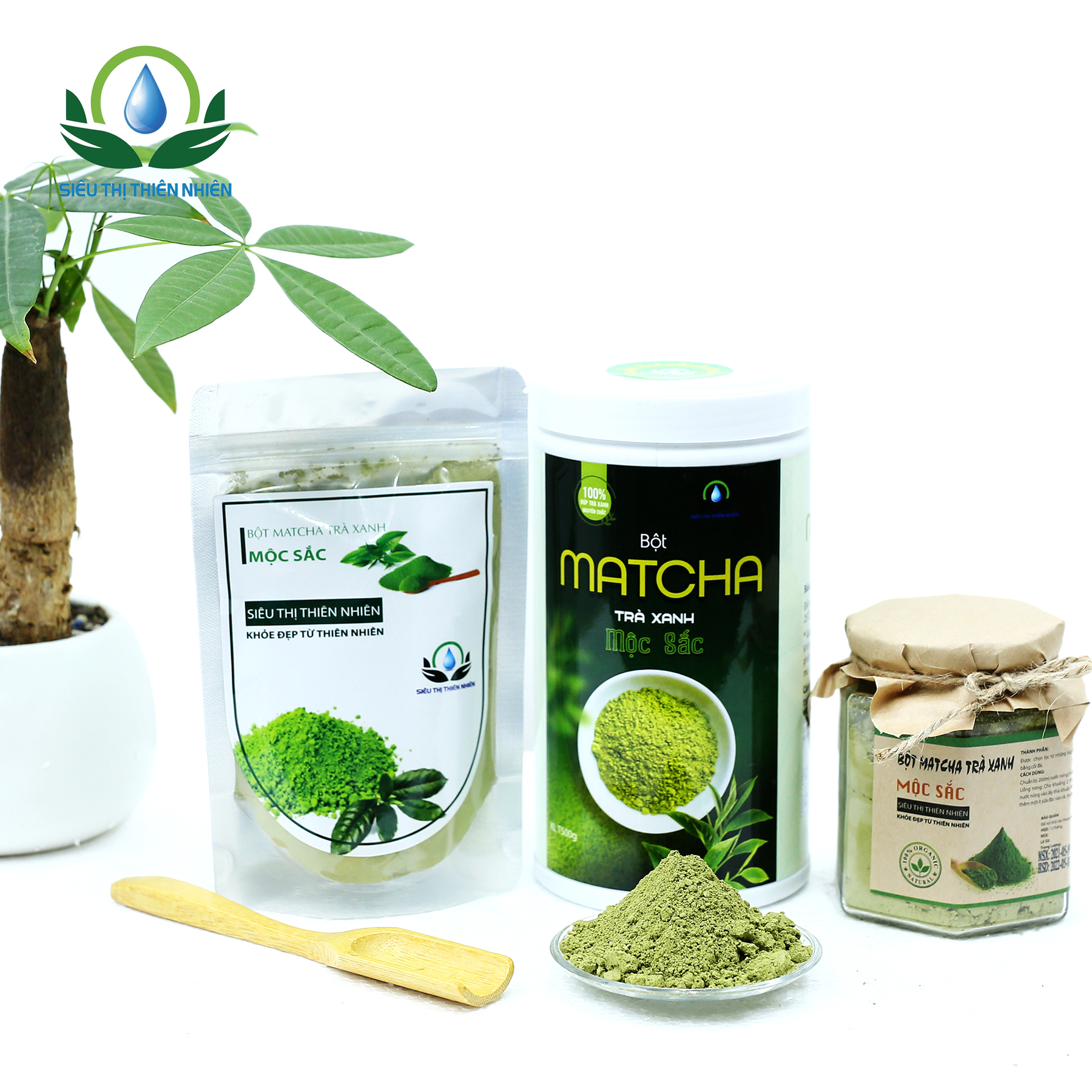 Bột Matcha Trà Xanh Mộc Sắc Hộp 1Kg