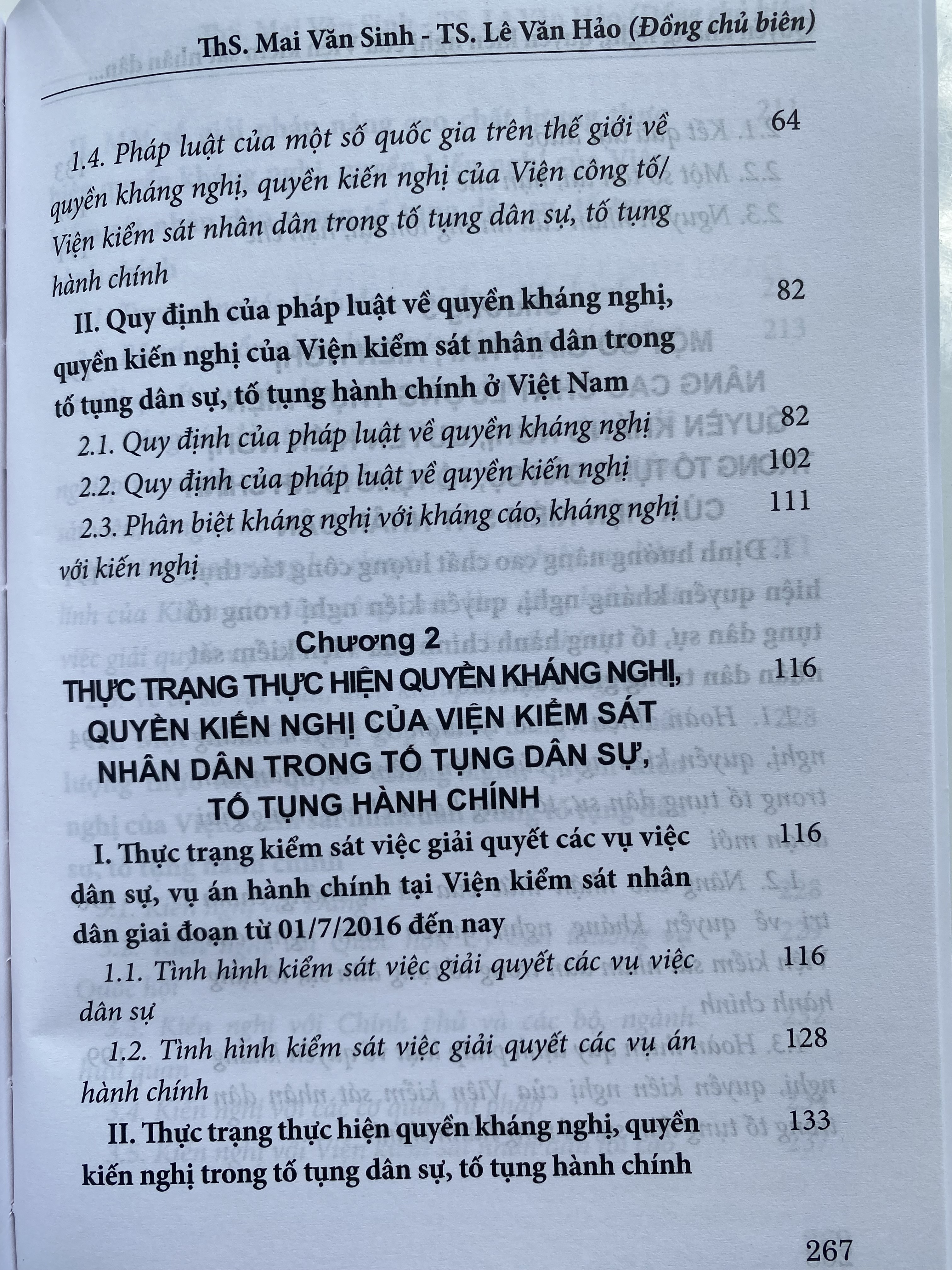 -Quyền Kháng Nghị, Quyền Kiến Nghị Của Viện Kiểm Sát Nhân Dân Trong Tố Tụng Dân Sự, Tố Tụng Hành Chính (Sách chuyên khảo)