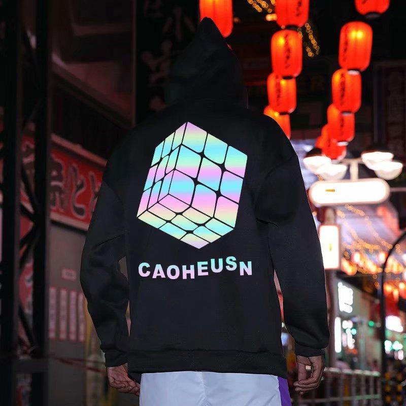 Áo Hoodie Dài Tay Form Rộng Phong Cách Hàn Quốc Dành Cho Nam / Size M-3Xl