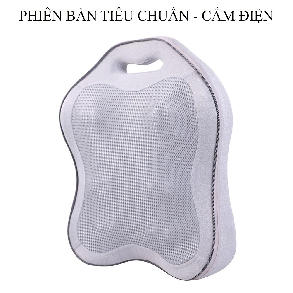 Gối massage toàn thân cao cấp, máy massage lưng cột sống 16 bi hồng ngoạị giúp giải tỏa mệt mỏi và căng thẳng.