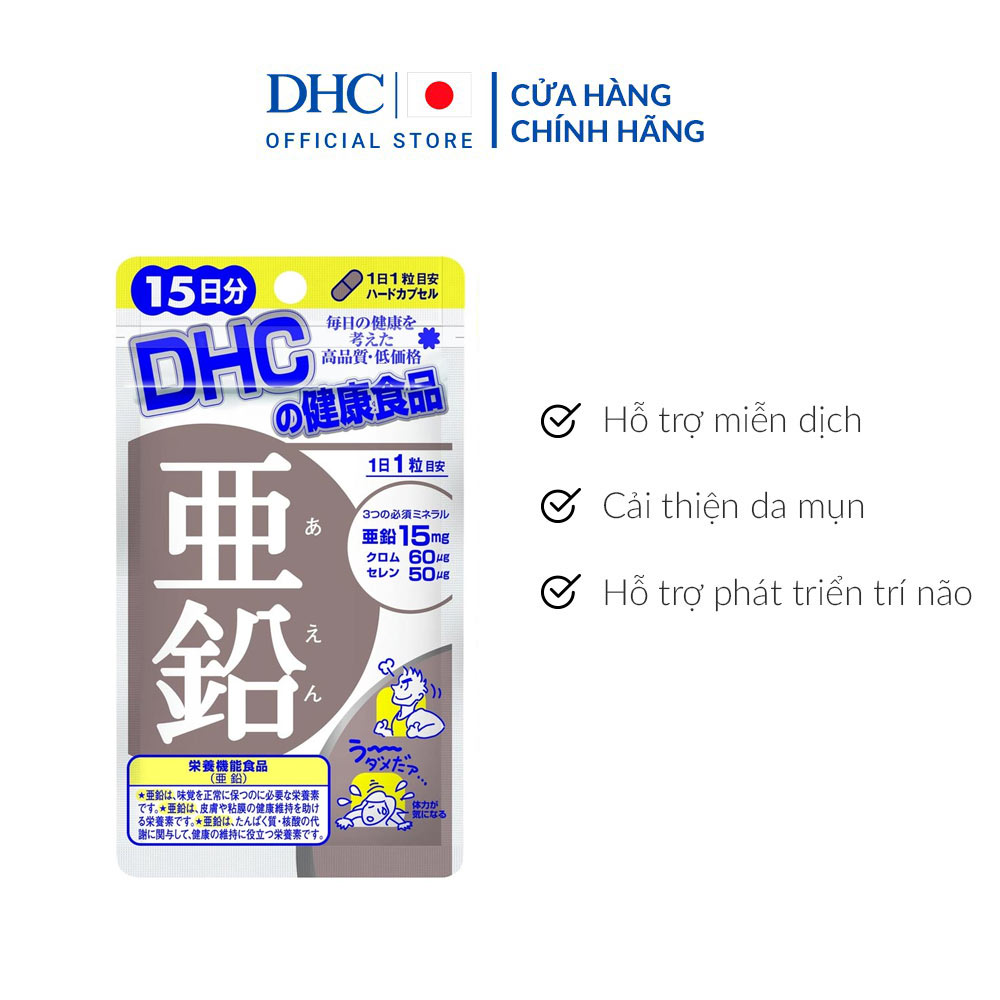 Viên Uống Bổ Sung Kẽm DHC Zinc