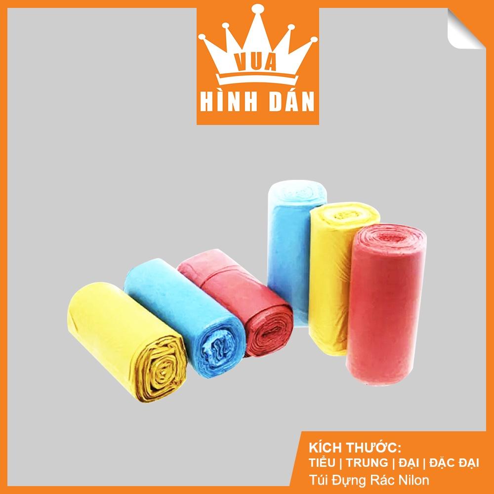 TÚI ĐỰNG RÁC NILON, BAO RÁC TỰ PHÂN HỦY – 2 hoặc 3 CUỘN – ĐẠI HOÀNG NGUYÊN – Đủ size - Màu ngẫu nhiên