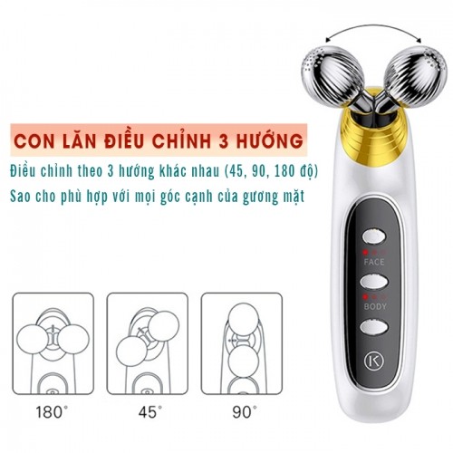 Máy Nâng Cơ 2 Chức Năng Face Và Body Nikio NK-125 - Massage EMS Săn Chắc Da Toàn Thân Và Tạo Cằm Vline