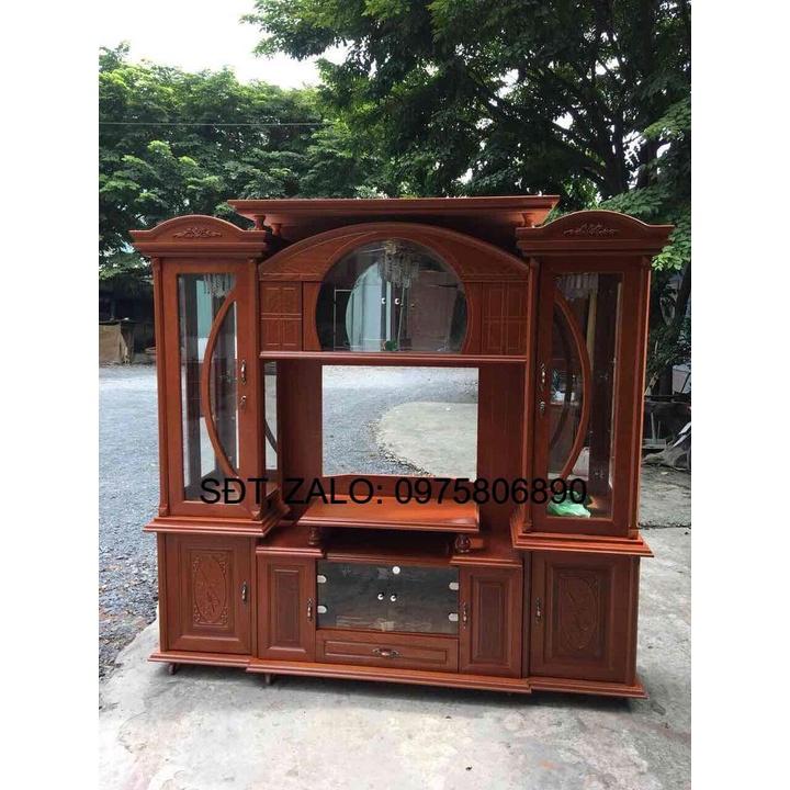 Kệ Tivi Đẹp gỗ xoan , kệ trang trí gỗ xoan , kệ gỗ cao cấp