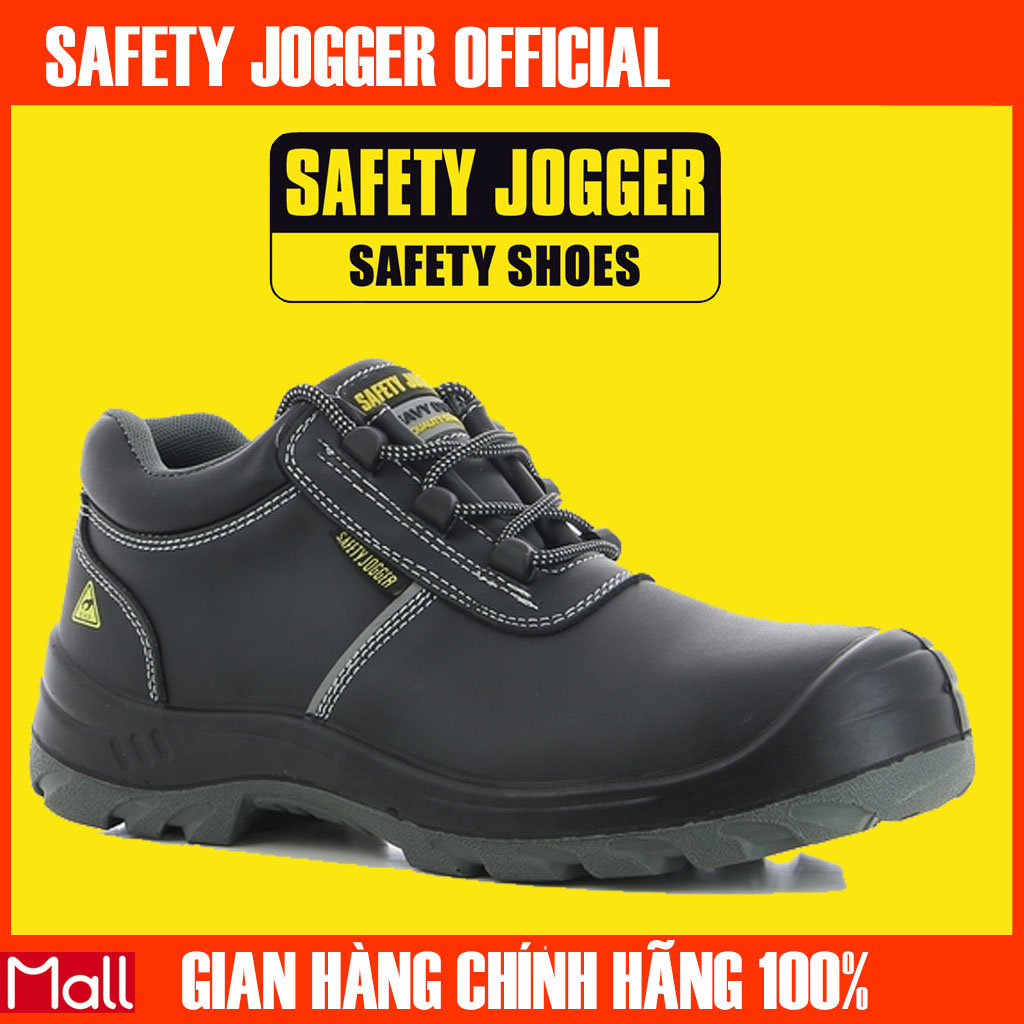 [CHÍNH HÃNG] Giày Bảo Hộ Lao Động Safety Jogger  AURA, Da Chất Lượng Cao, Chống Đâm Xuyên