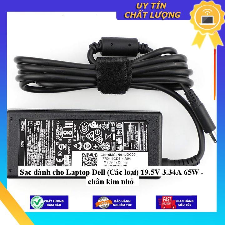 Sạc dùng cho Laptop Dell 19.5V 3.34A 65W - chân kim nhỏ - Hàng Nhập Khẩu New Seal