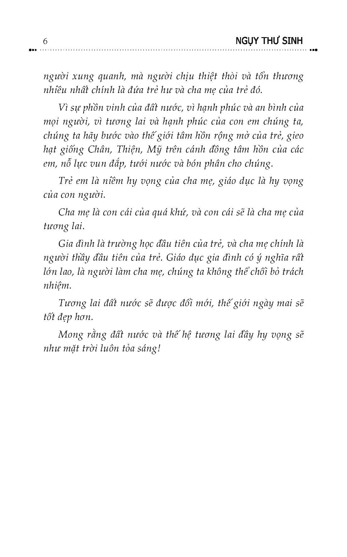 Giáo Dục Gia Đình - Câu Chuyện Nhỏ, Ý Nghĩa Lớn