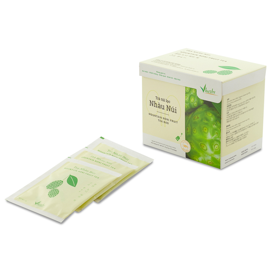 Trà Thảo Dược Nhàu Núi Vherbs (16 Túi x 2g)