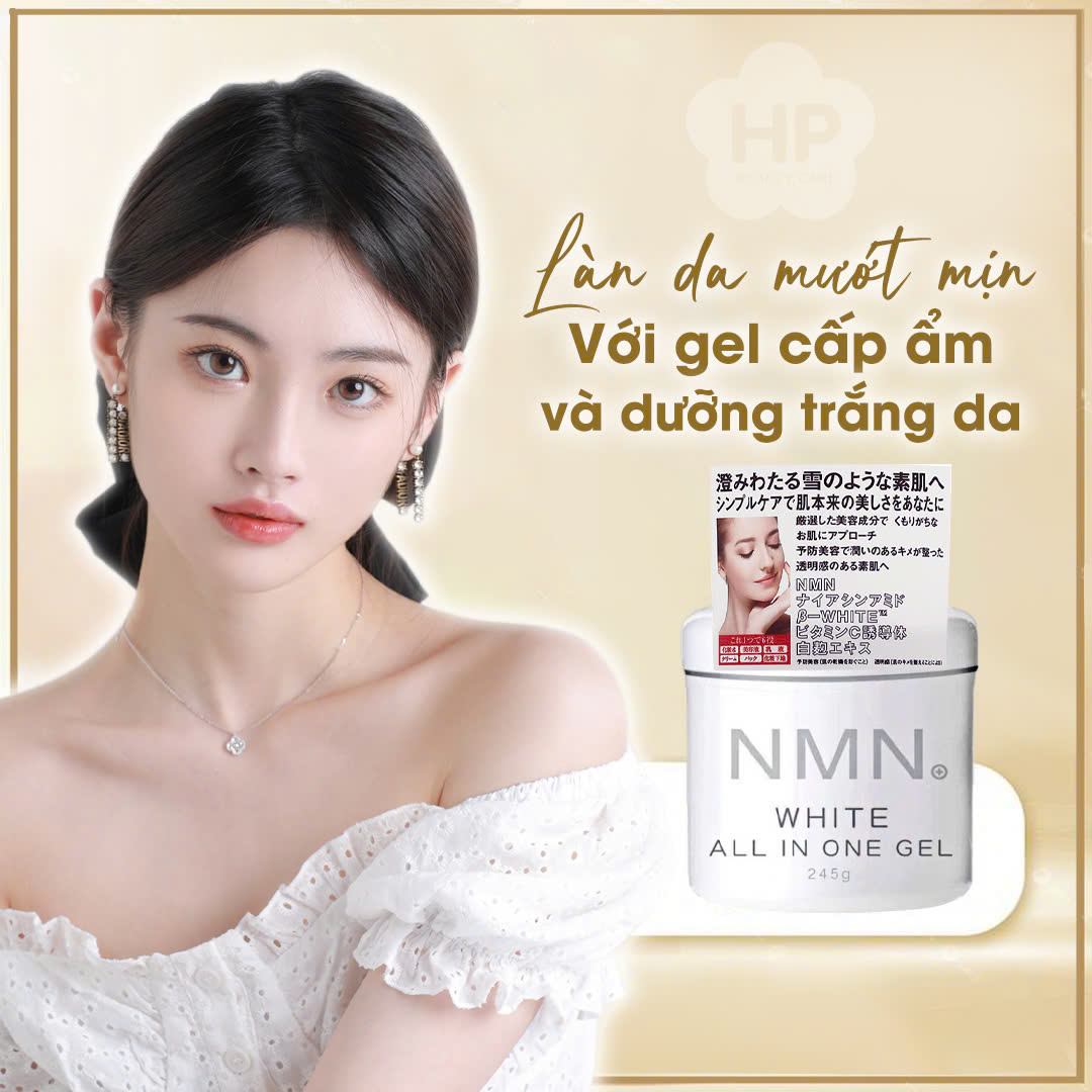 Gel Cấp Ẩm Và Dưỡng Trắng Da Tế Bào Gốc Nmn White All In One Gel (245G)