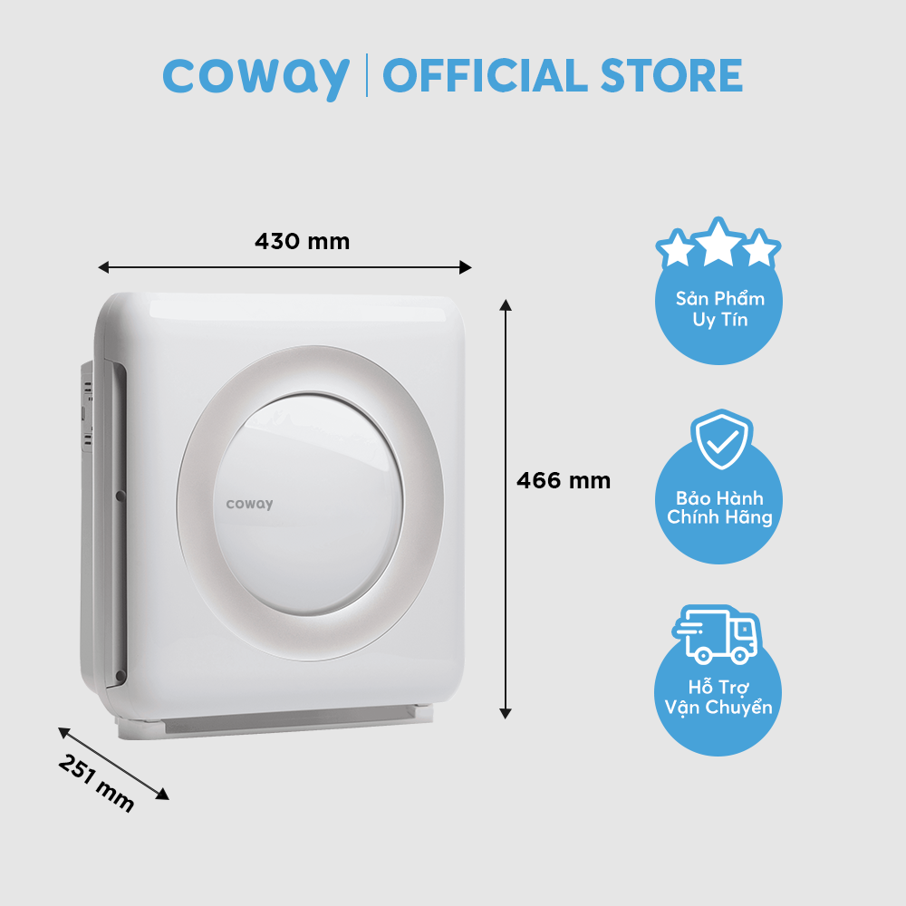 Máy lọc không khí Coway Mighty AP-1512HH - Hàng chính hãng