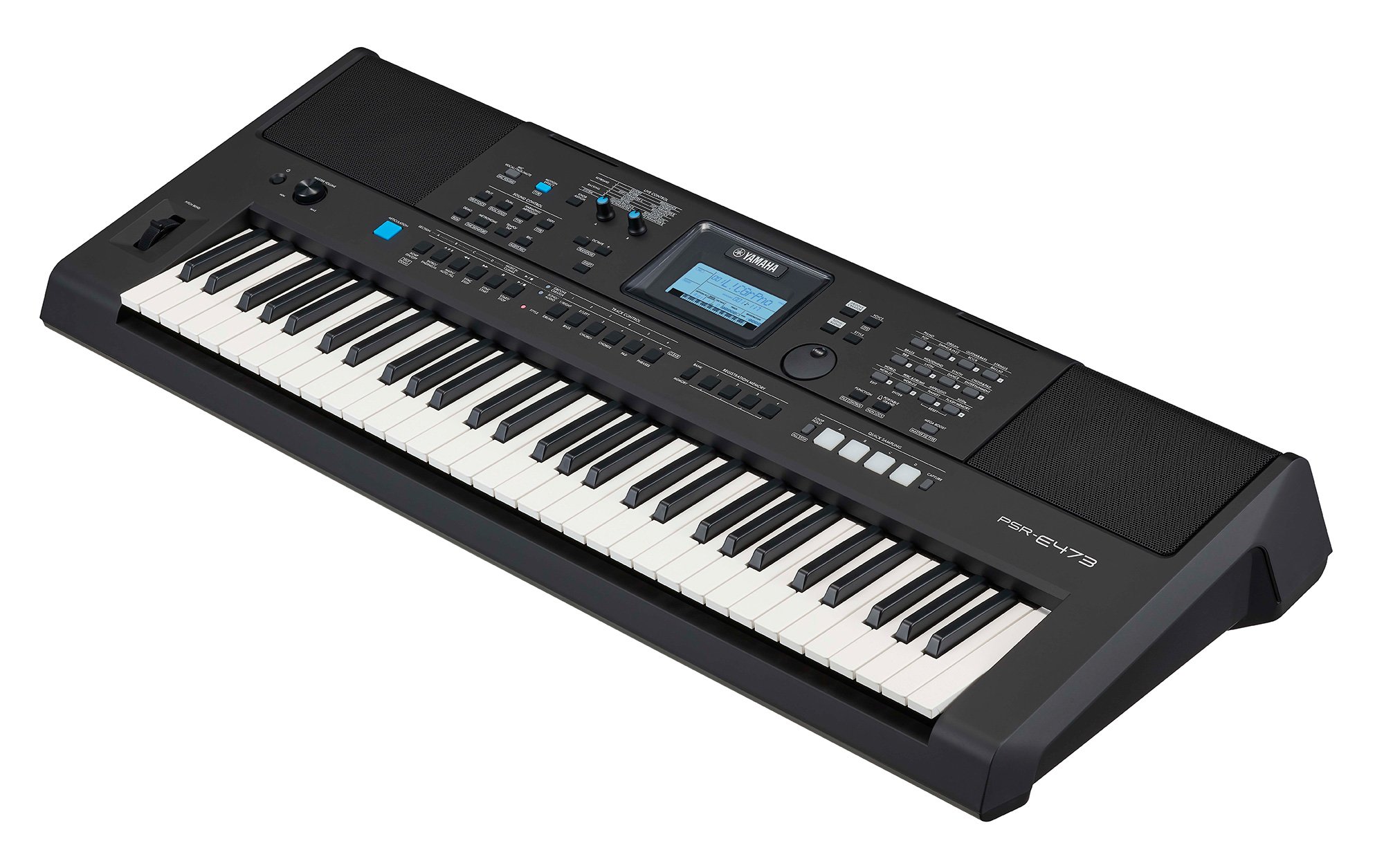 Đàn Organ điện tử/ Portable Keyboard - Yamaha PSR-E473 (PSR E473) - Màu đen - Hàng chính hãng