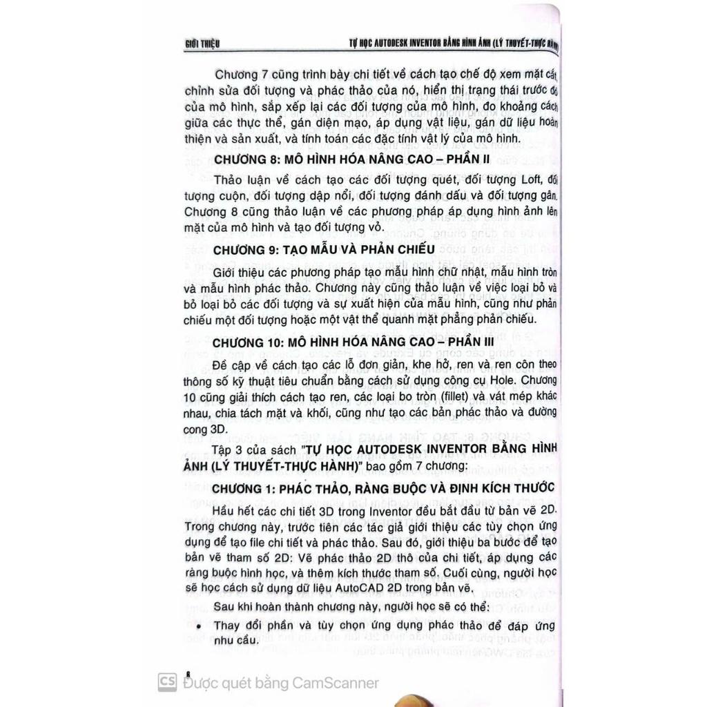 Sách Autodesk inventor bằng hình ảnh ( lý thuyết - thực hành)