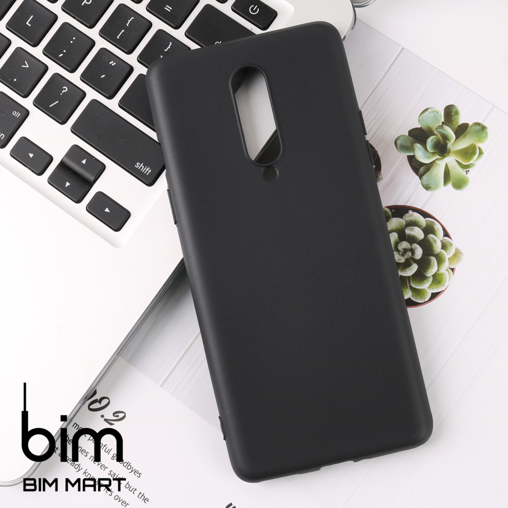 Ốp lưng dành cho OnePlus 8 silicon dẻo màu đen bảo vệ camera chống sốc cao cấp