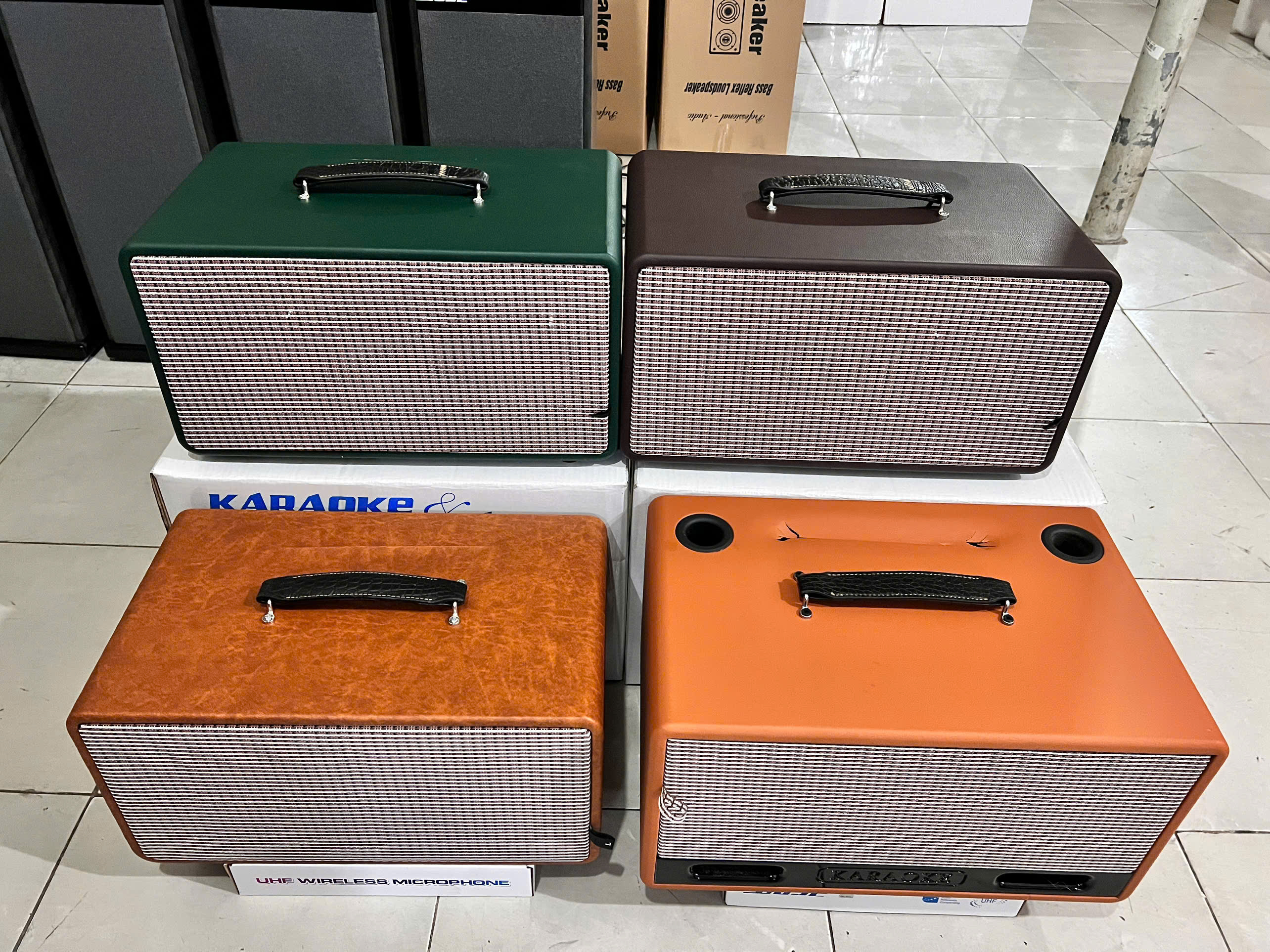 Vỏ thùng loa kéo 1 tấc 6 (16cm)  2 LỖ CHÉP TOÀN VÀNH 8 CM LỌT LỖ  6 CM HÀNG MỚI (MÀU GIAO NGẪU NHIÊN) HÀNG CHÍNH HÃNG