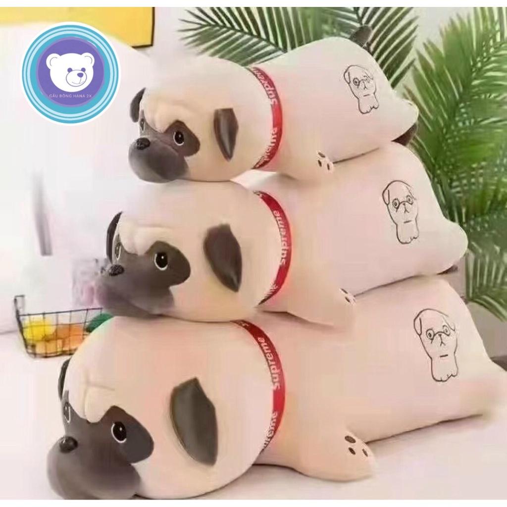 Gấu bông chó - Gối ôm pug nhăn dễ thương - Gấu Bông Hana