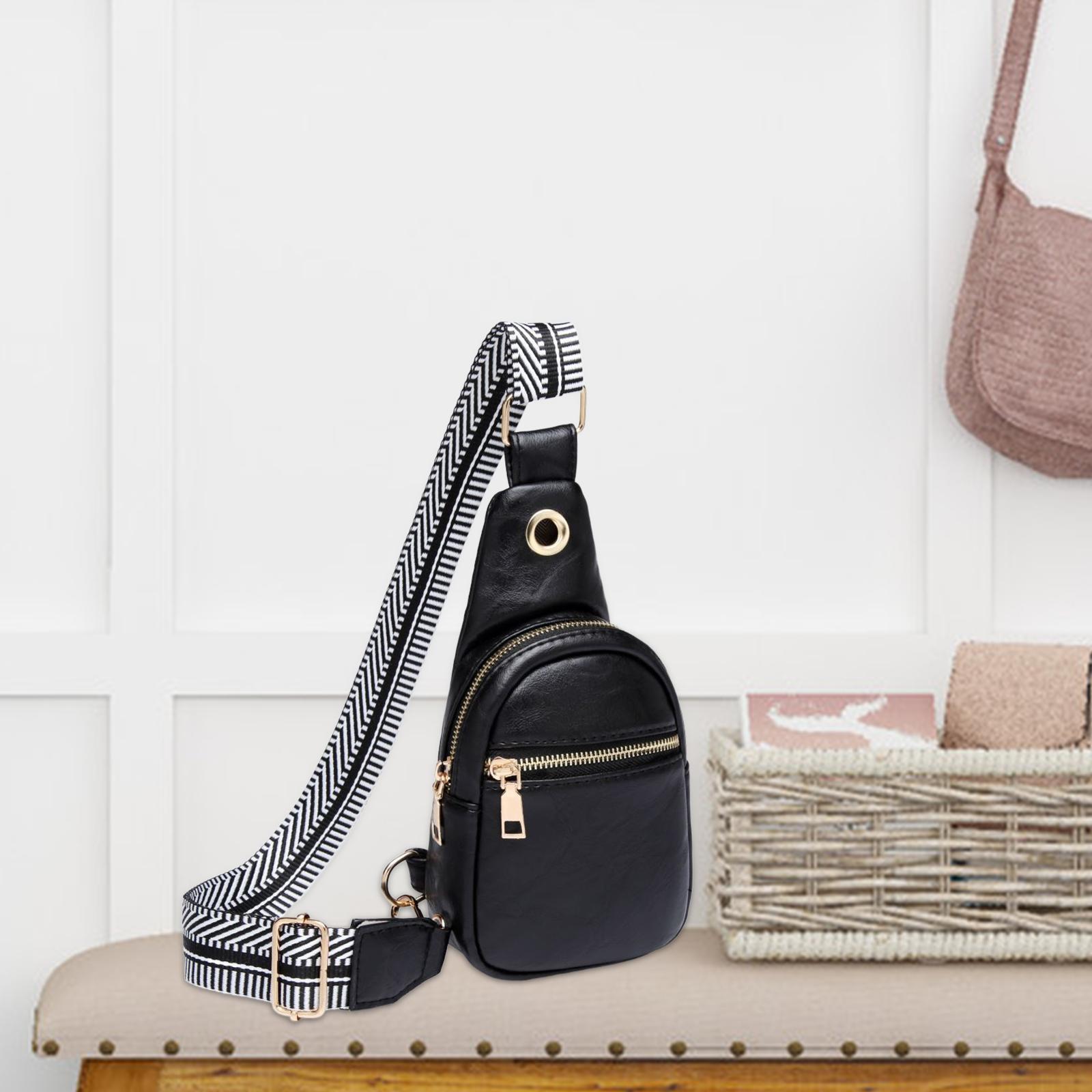 Bag Women Crossbody Purse Fashion Chest Bag for Shopping Hiking Street