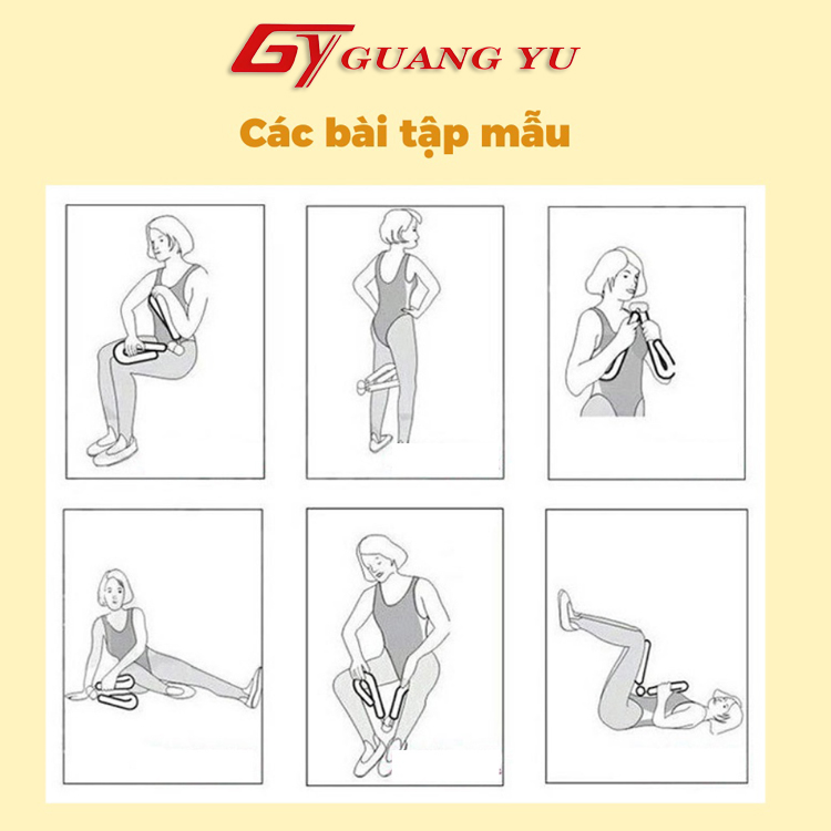 Dụng Cụ Tập Mông Đùi GY Guang Yu đa năng hỗ trợ tập cơ mông đùi sàn chậu giảm mỡ bắp tay chữ S tập gym yoga tại nhà