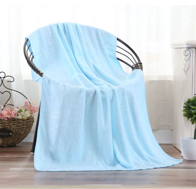 Khăn Tắm Xuất Nhật Khổ Lớn Siêu Mềm Mại Họa Tiết In Chìm 140x70cm