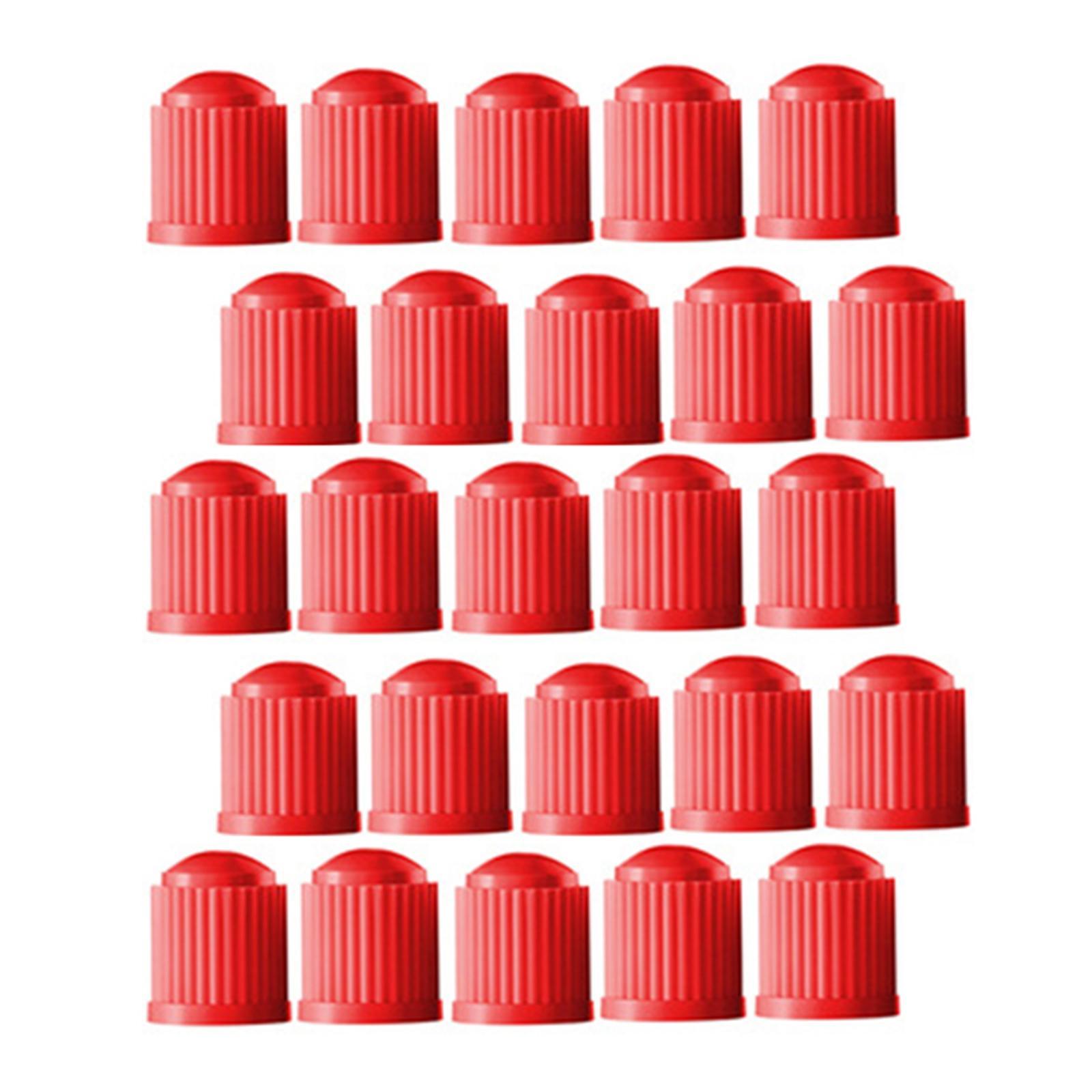 25 Pieces Car Tire Valve Stem Caps with Rubber  Decoration Tire Cap for Car